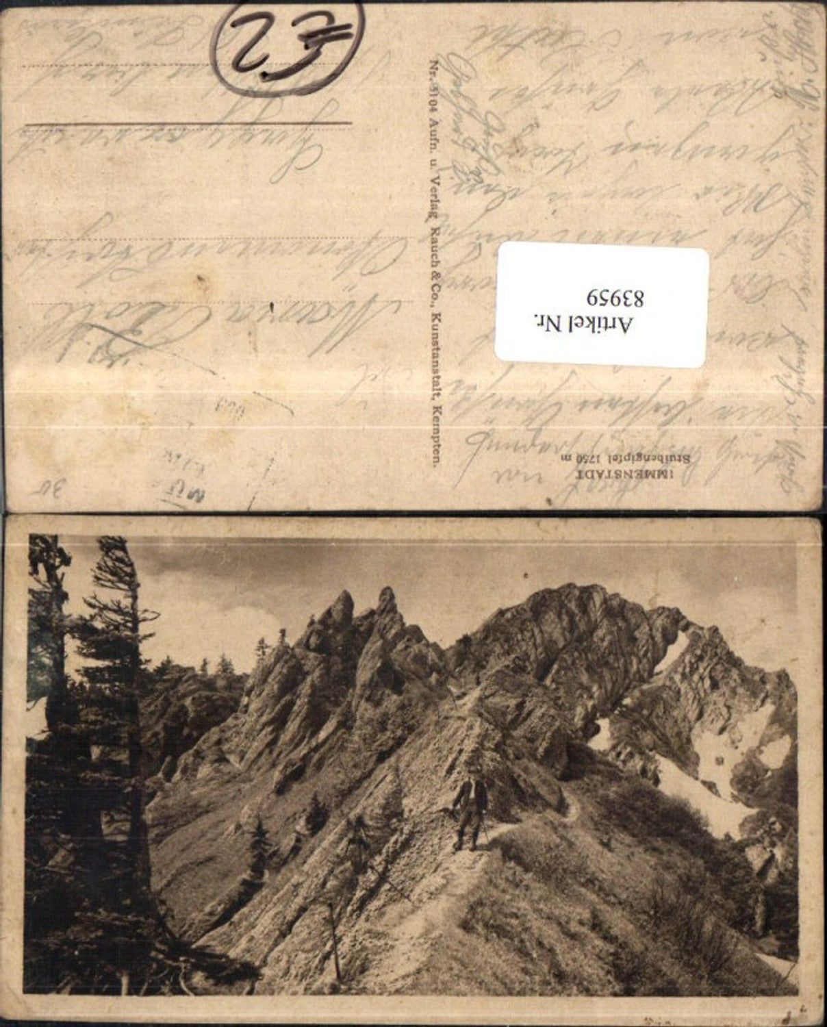 83959,Foto AK Immenstadt Stuibengipfel Bergsteiger