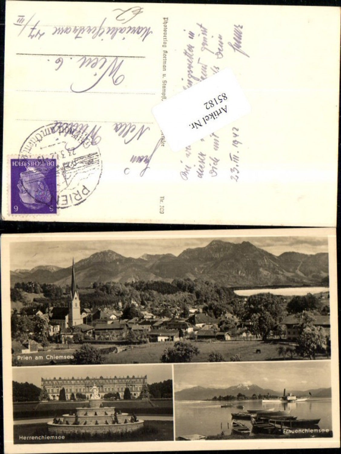85182,Prien am Chiemsee Frauenchiemsee Herrenchiemsee
