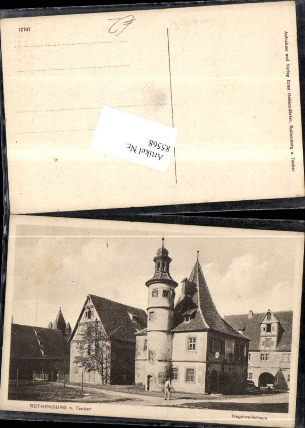 85568,Rothenburg ob Tauber Hegenreiterhaus Detailansicht