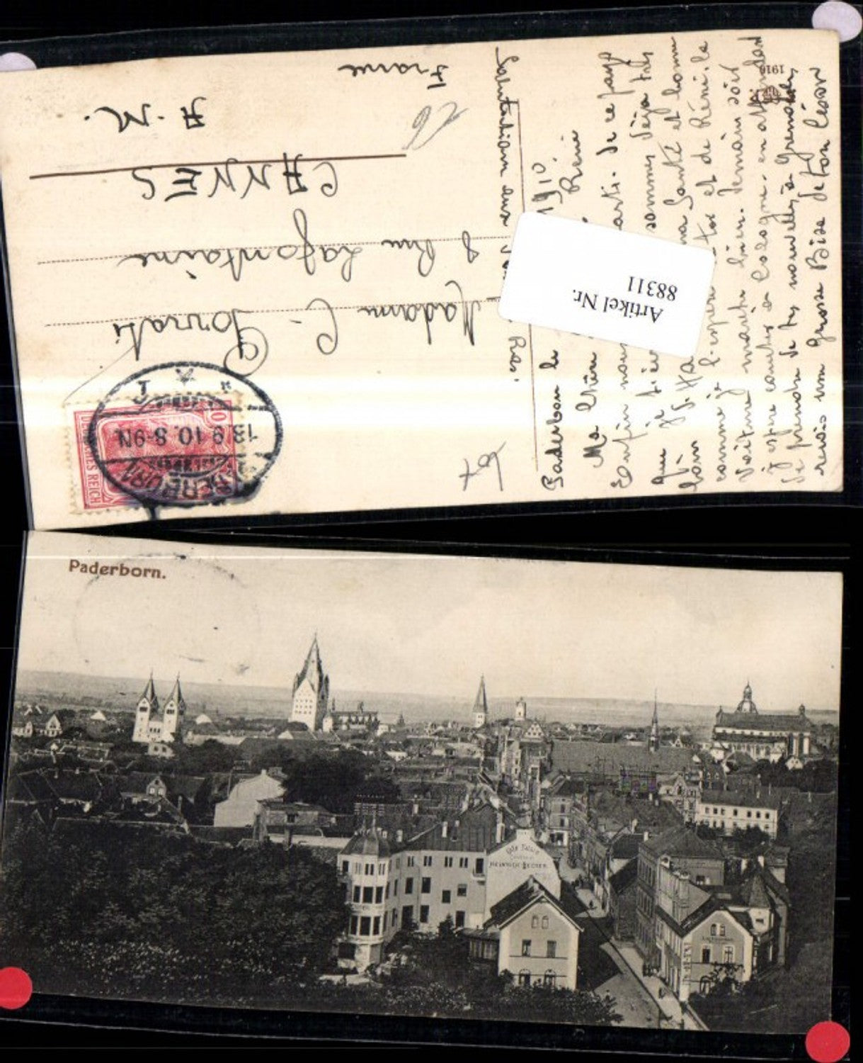 88311,Paderborn Ansicht 1910