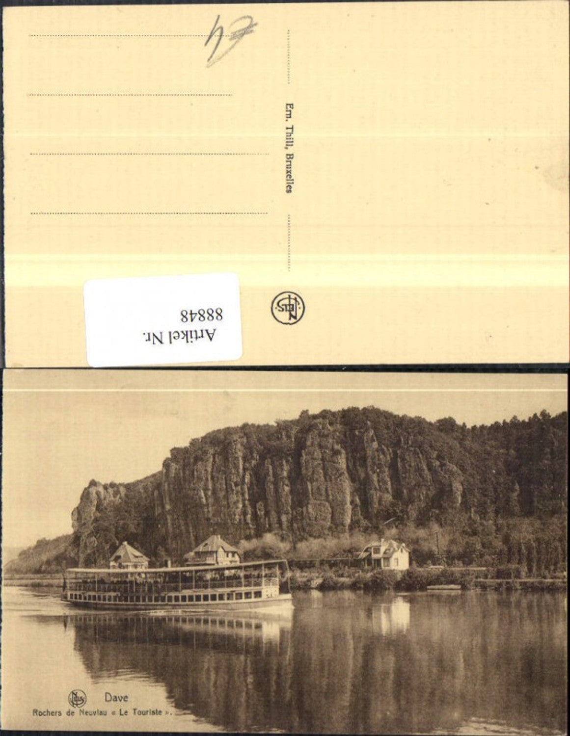 88848,Dave Rochers de Neuvlau „Le Touriste“ Schiff Dampfer