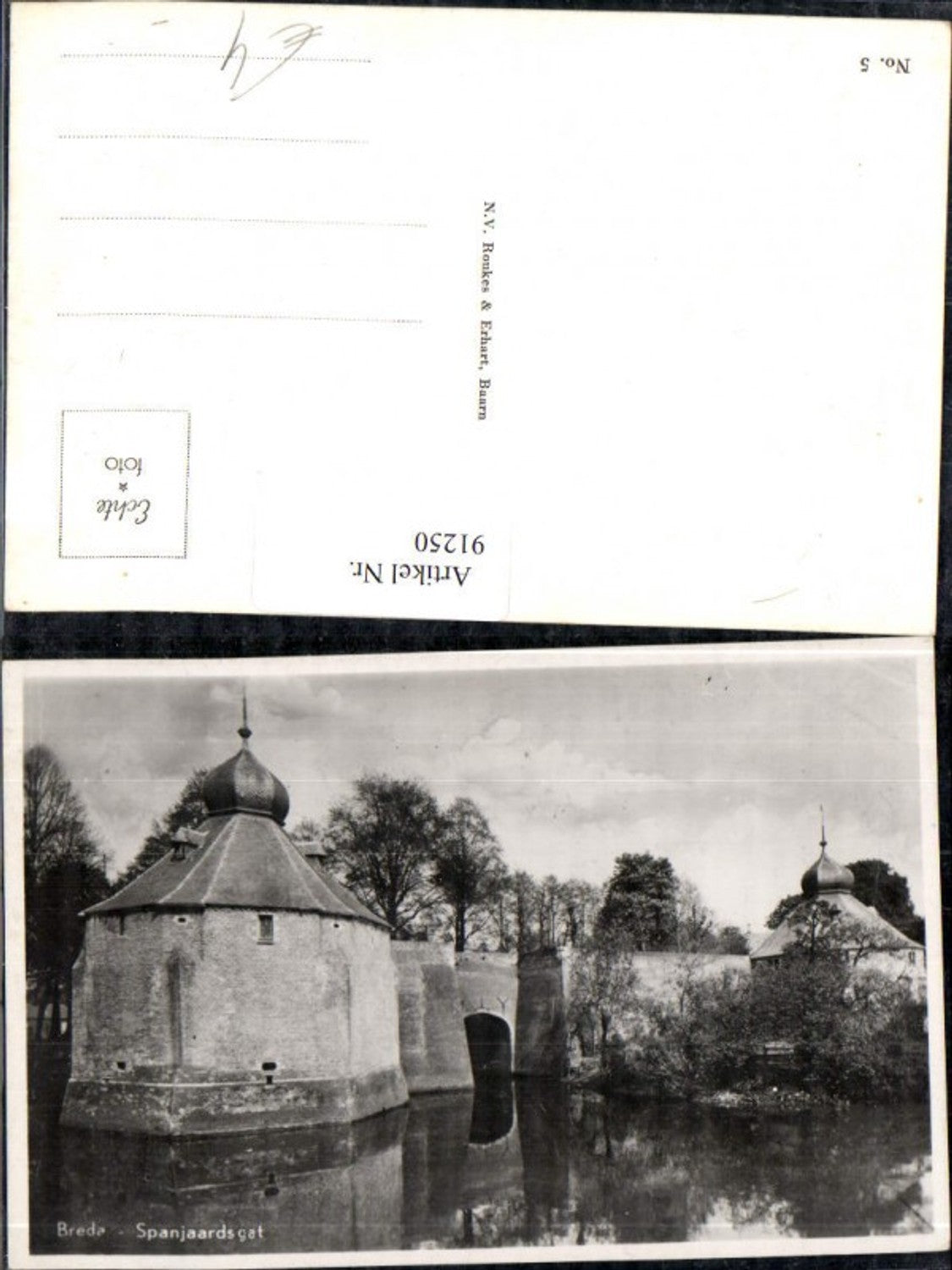 91250,Breda Spanjaardsgat Ansicht Burg Festung im Wasser