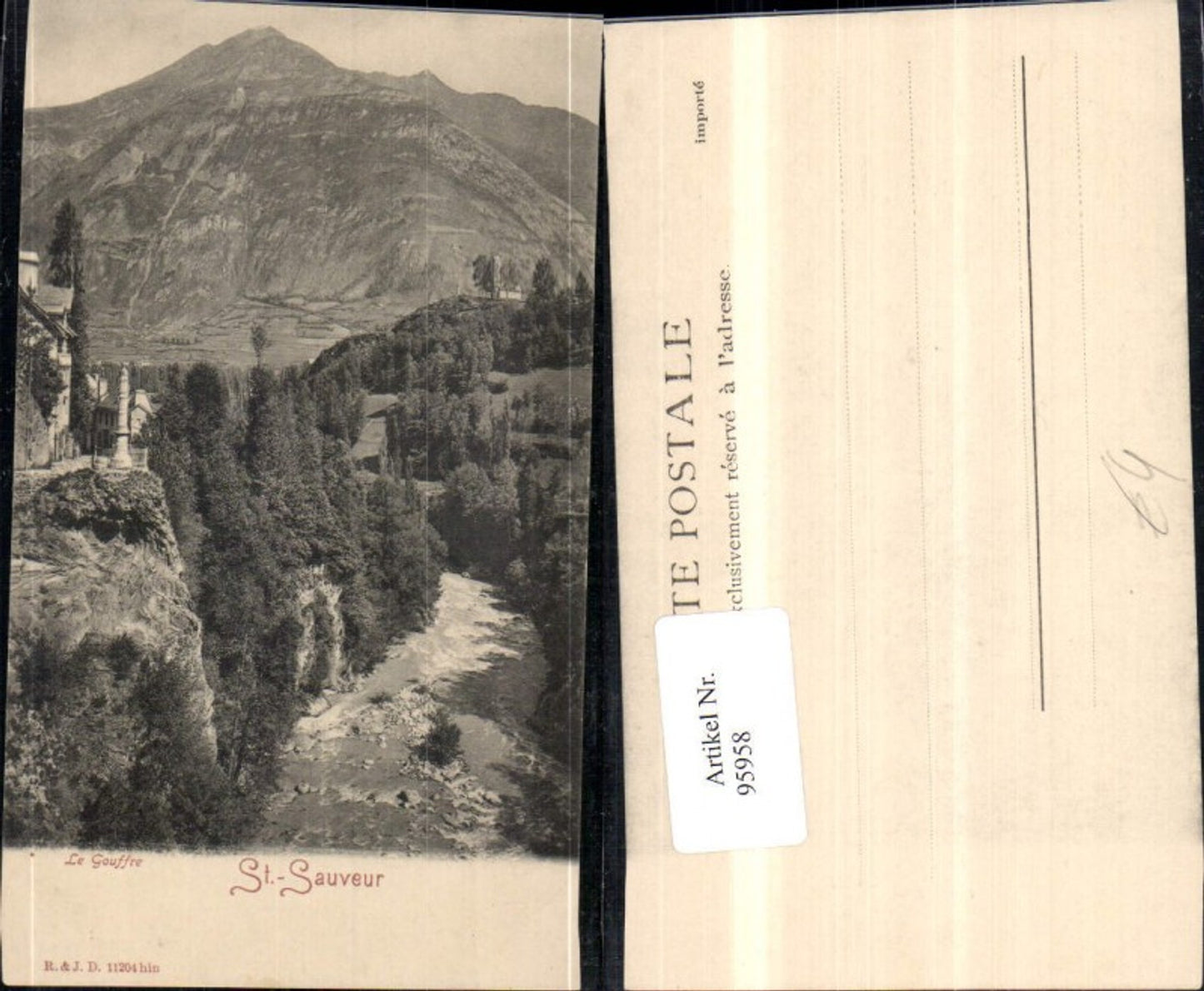 95958,St Sauveur Ansicht Schlucht