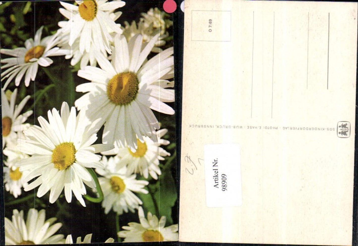 98909,SOS Kinderdorf O 7/69 Blumen