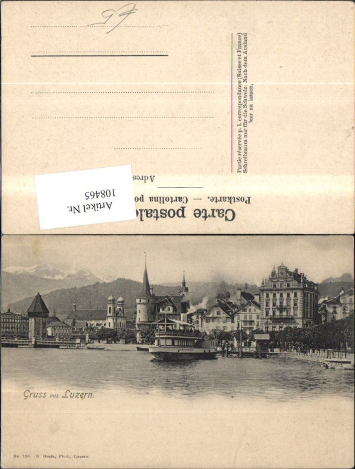 Alte Ansichtskarte – Old Postcard