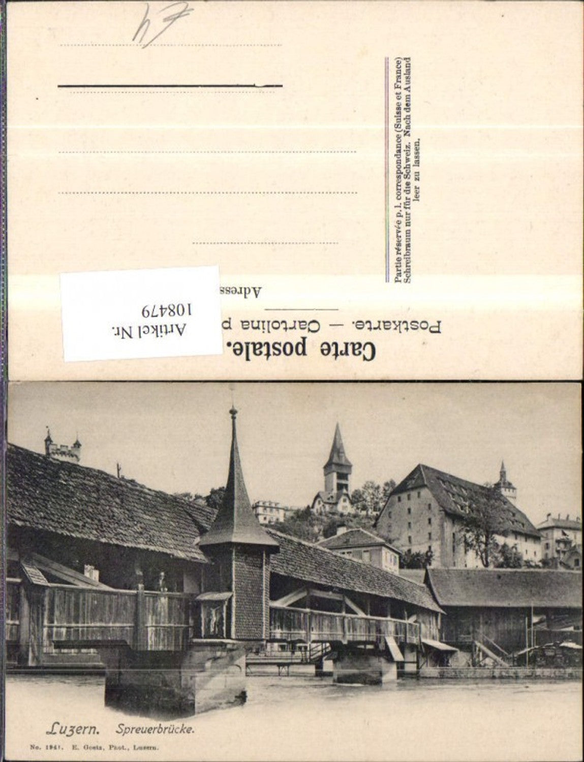 Alte Ansichtskarte – Old Postcard