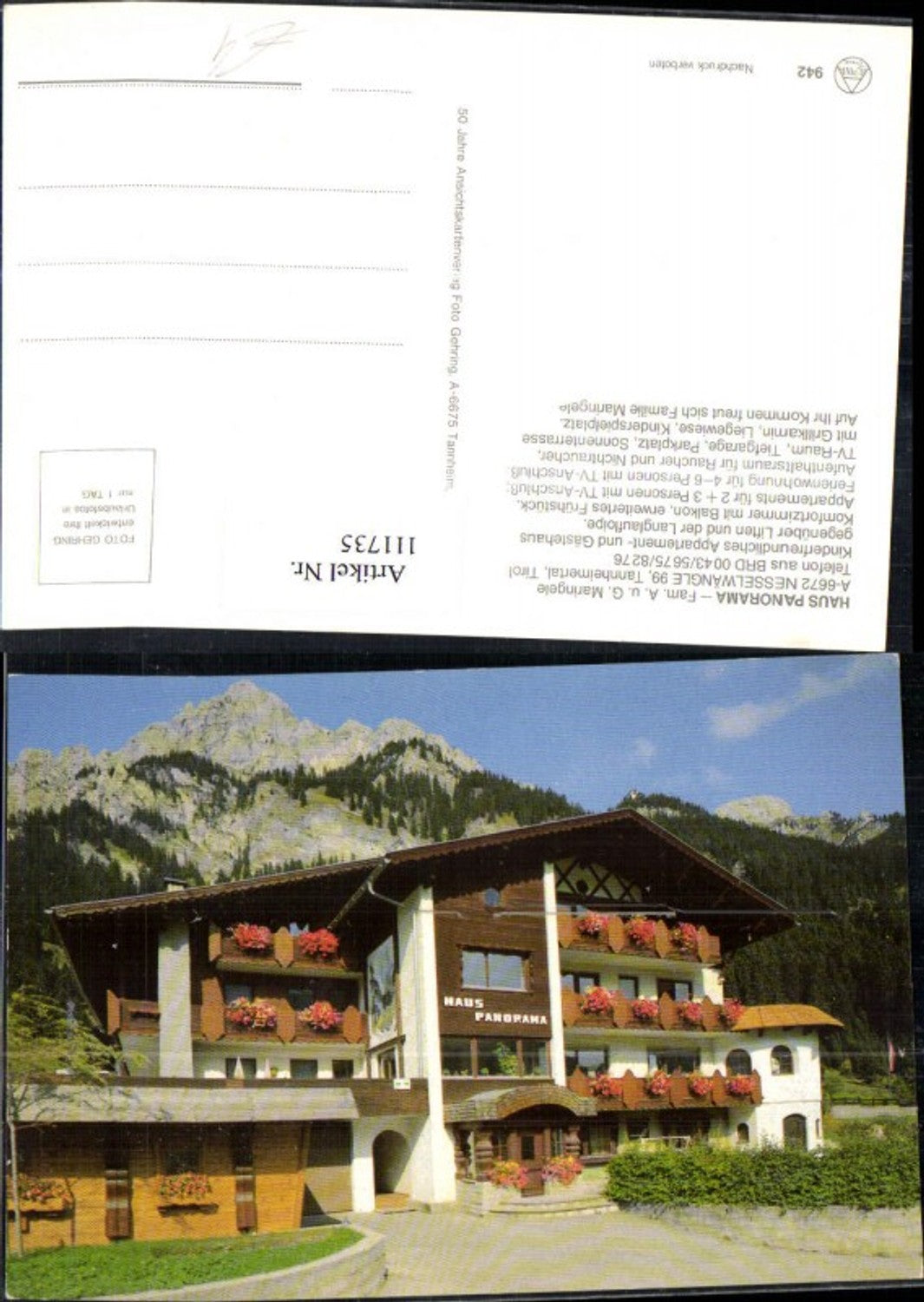 Alte Ansichtskarte – Old Postcard