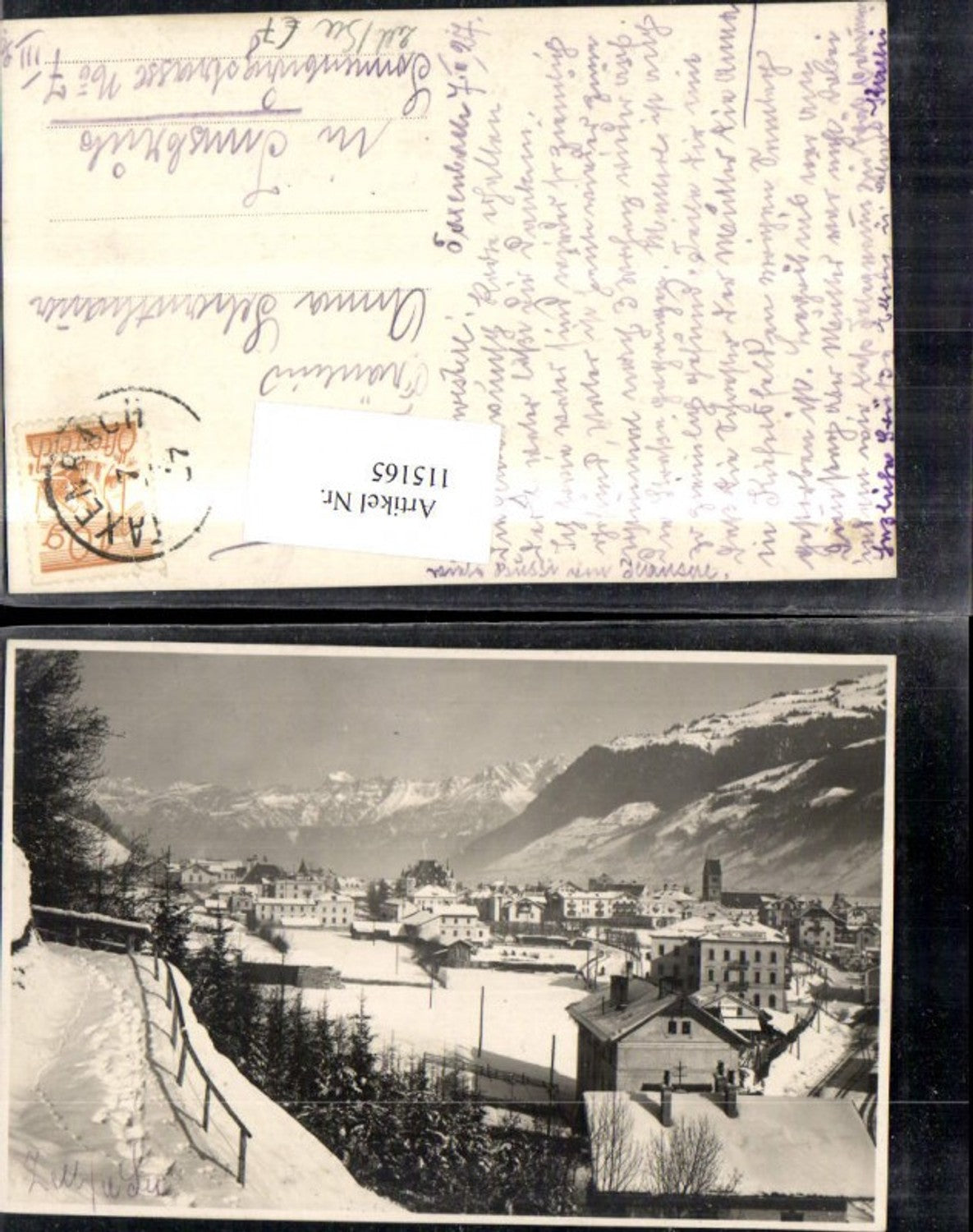 115165,Zell a. See Winteransicht 1927