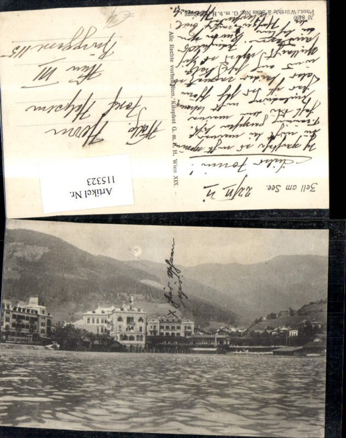 115323,Zell a. See Ansicht vom See aus