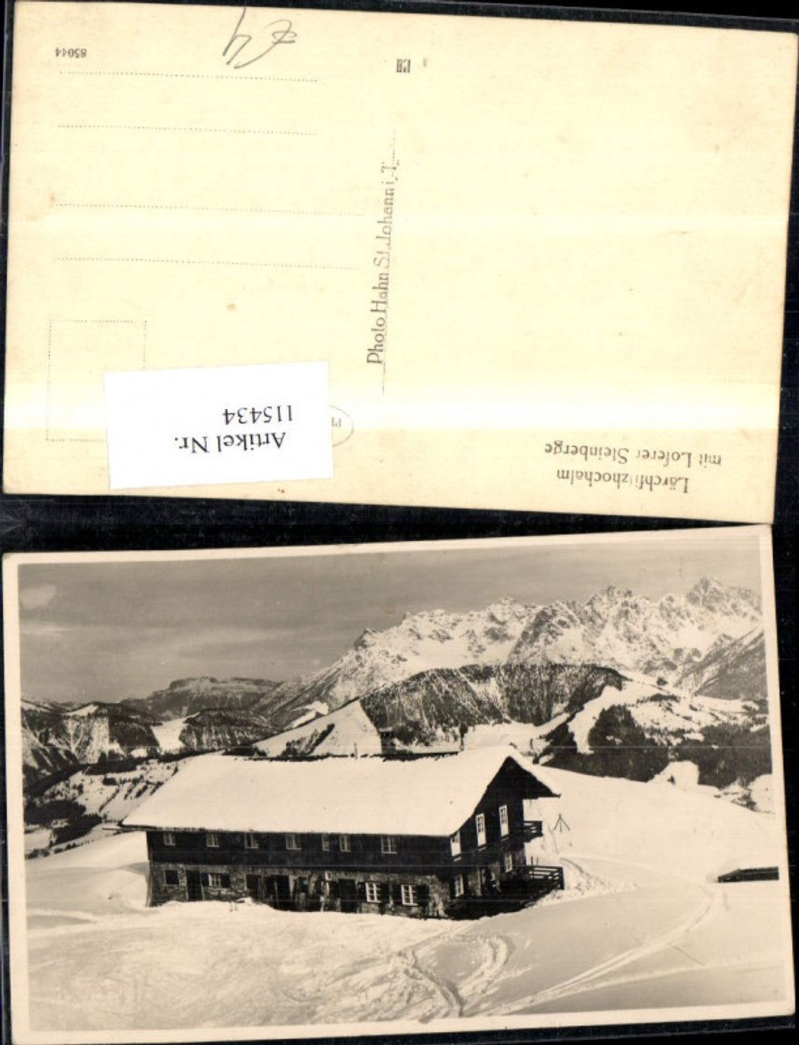 115434,Lärchfilzhochalm m. Loferer Steinberge Winteransicht Fieberbrunn