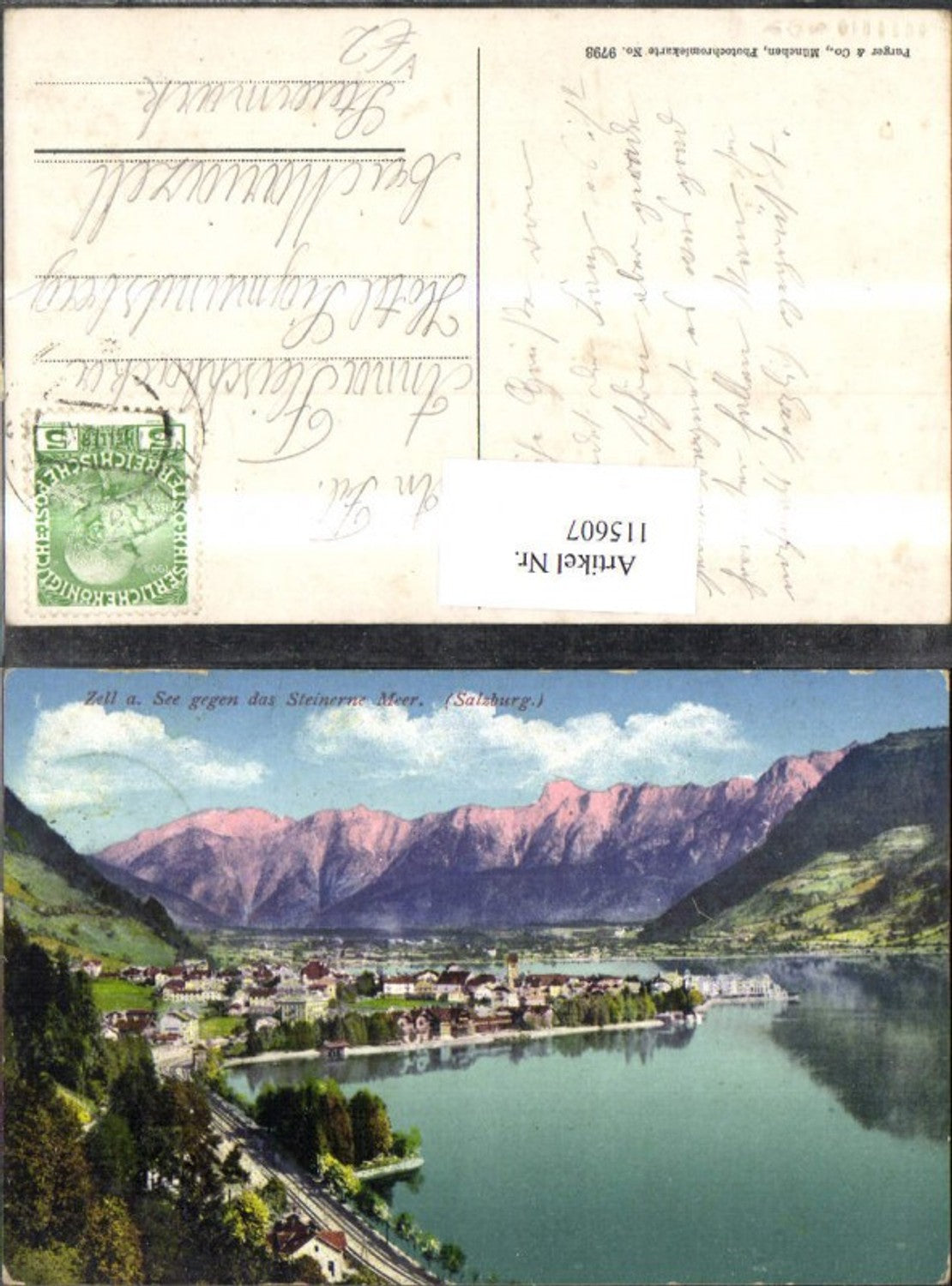 115607,Zell a. See geg. d. Steinerne Meer pub Purger Co 9793