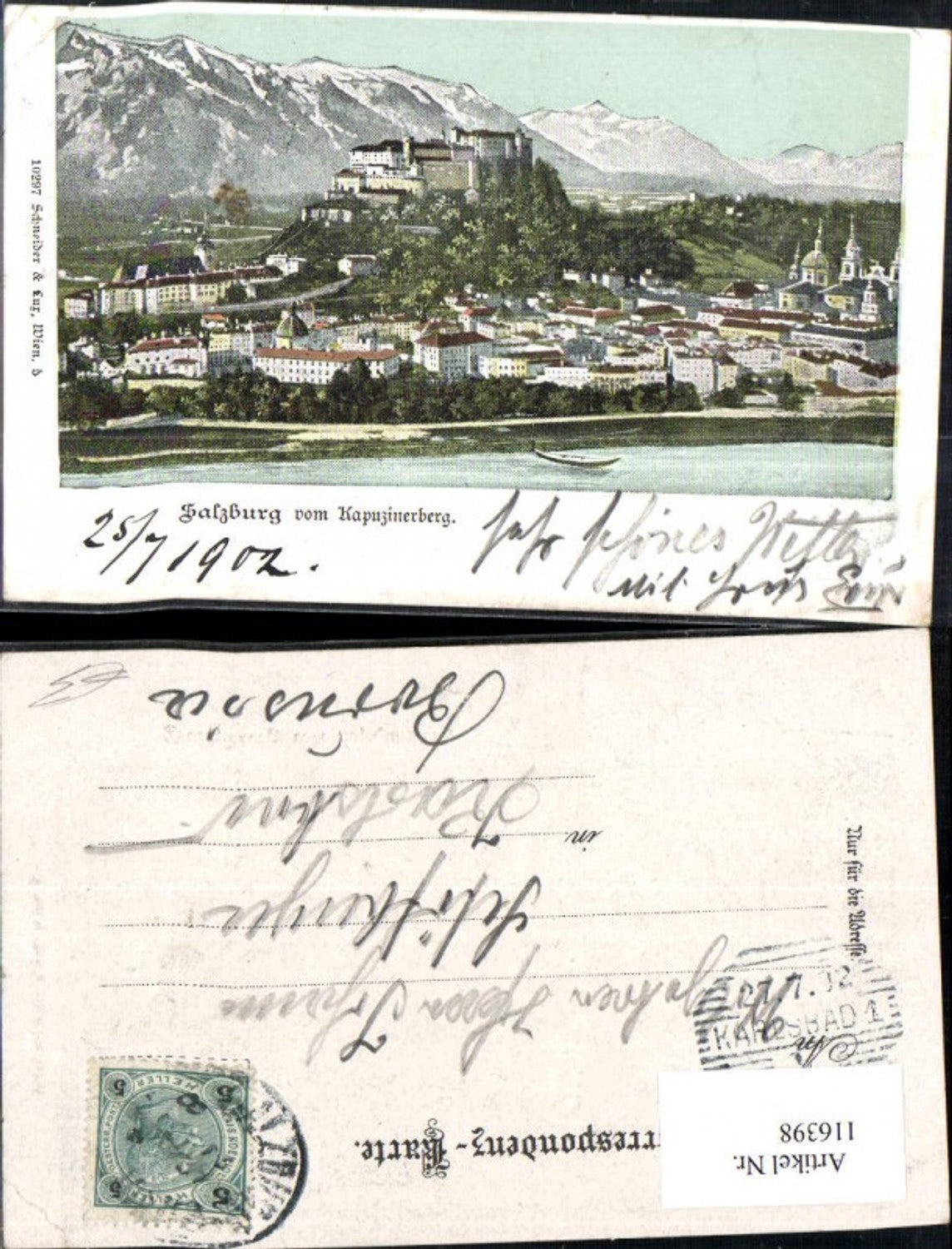116398,Salzburg v. Kapuzinerberg 1902