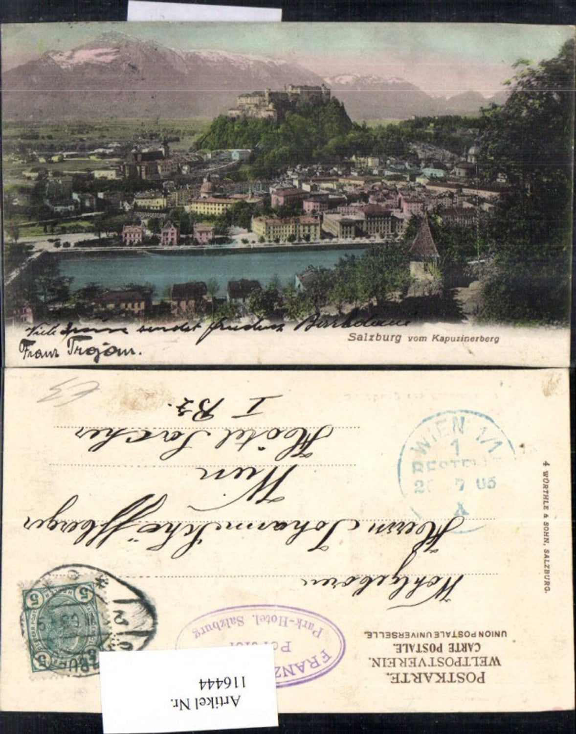 116444,Salzburg v. Kapuzinerberg 1905
