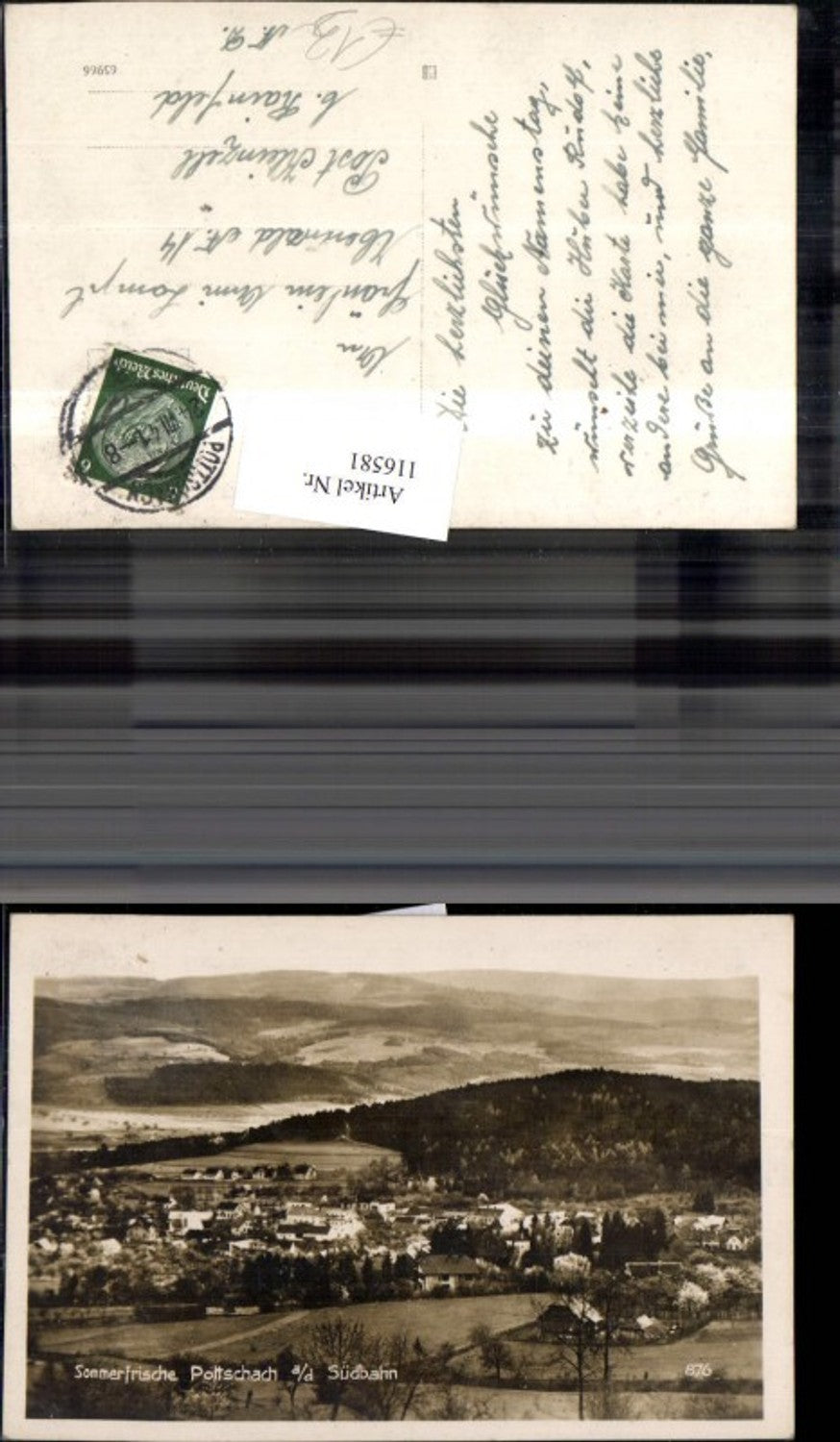 116581,Pöttschach Sommerfrische Südbahn 1941