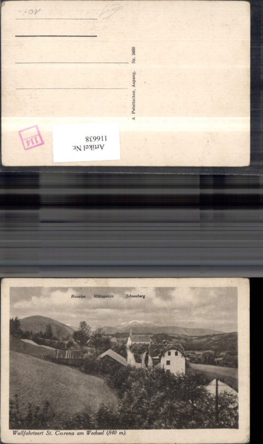 116638,St. Corona a. Wechsel Wallfahrtsort