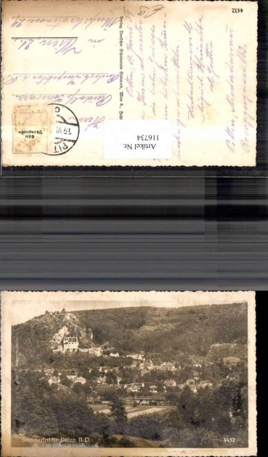 116734,Pitten Sommerfrische Totale 1939