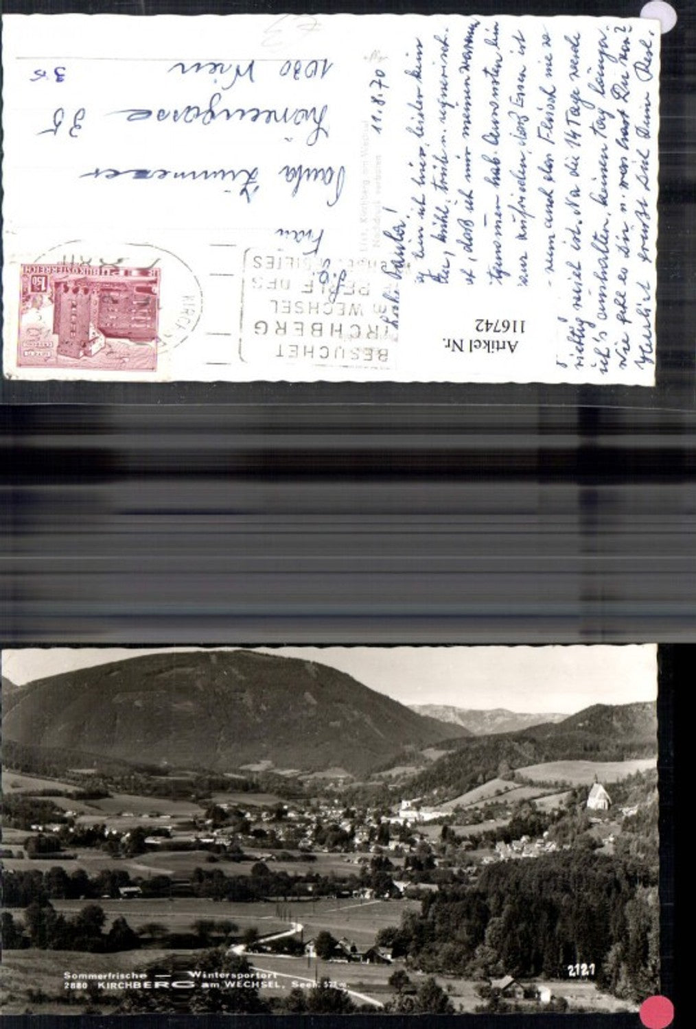 116742,Kirchberg a. Wechsel Totale 1970
