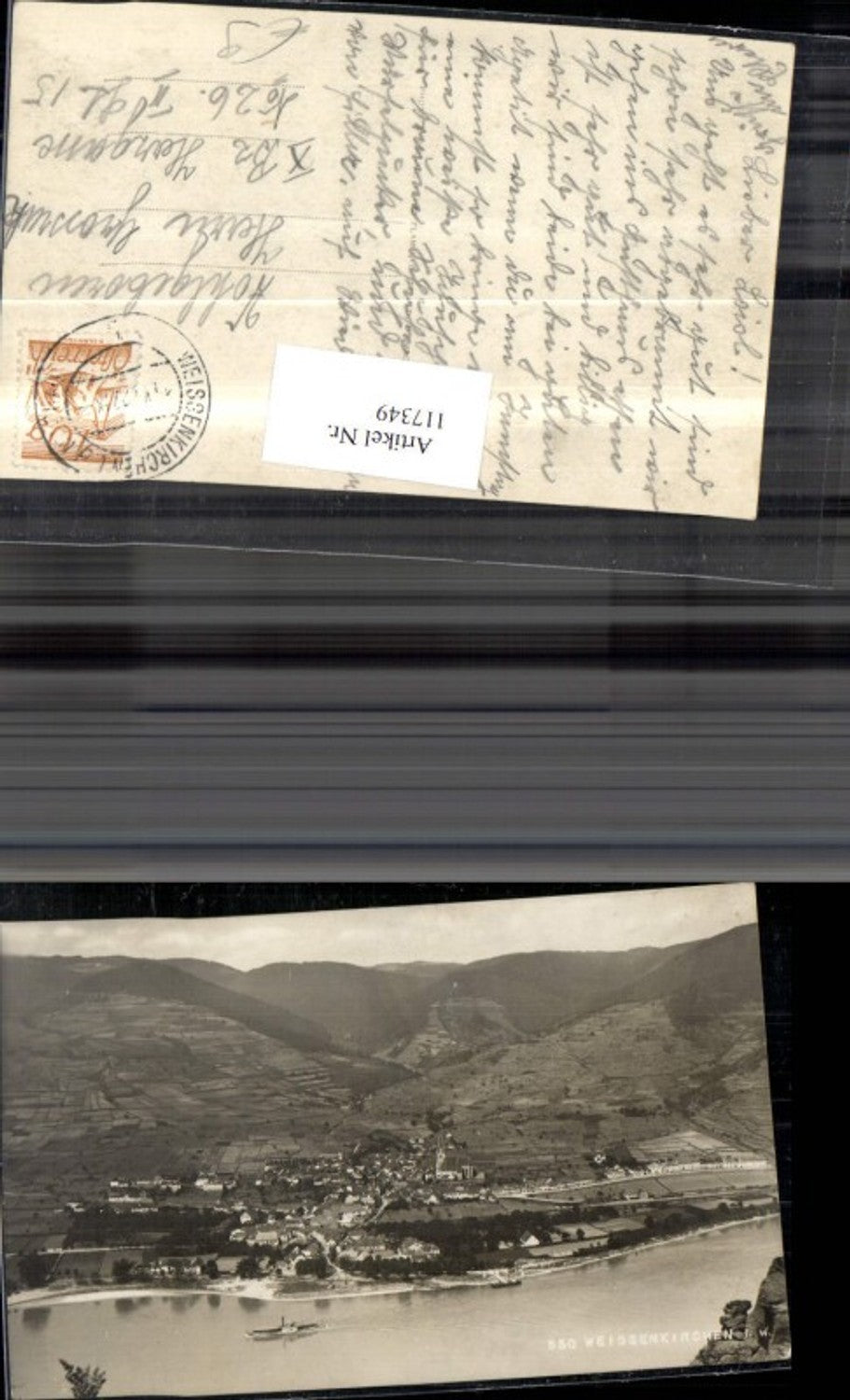 117349,Weissenkirchen Donau Schiff 1927