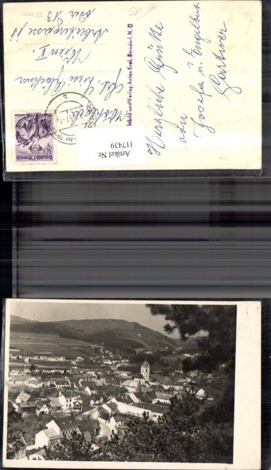 117439,Pottenstein a. d. Triesting Totale 1957