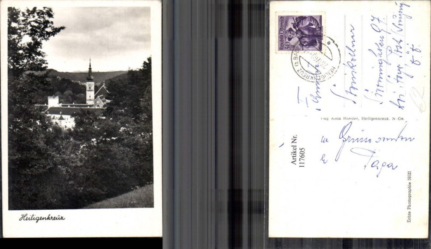 117605,Heiligenkreuz Ansicht Stift 1960