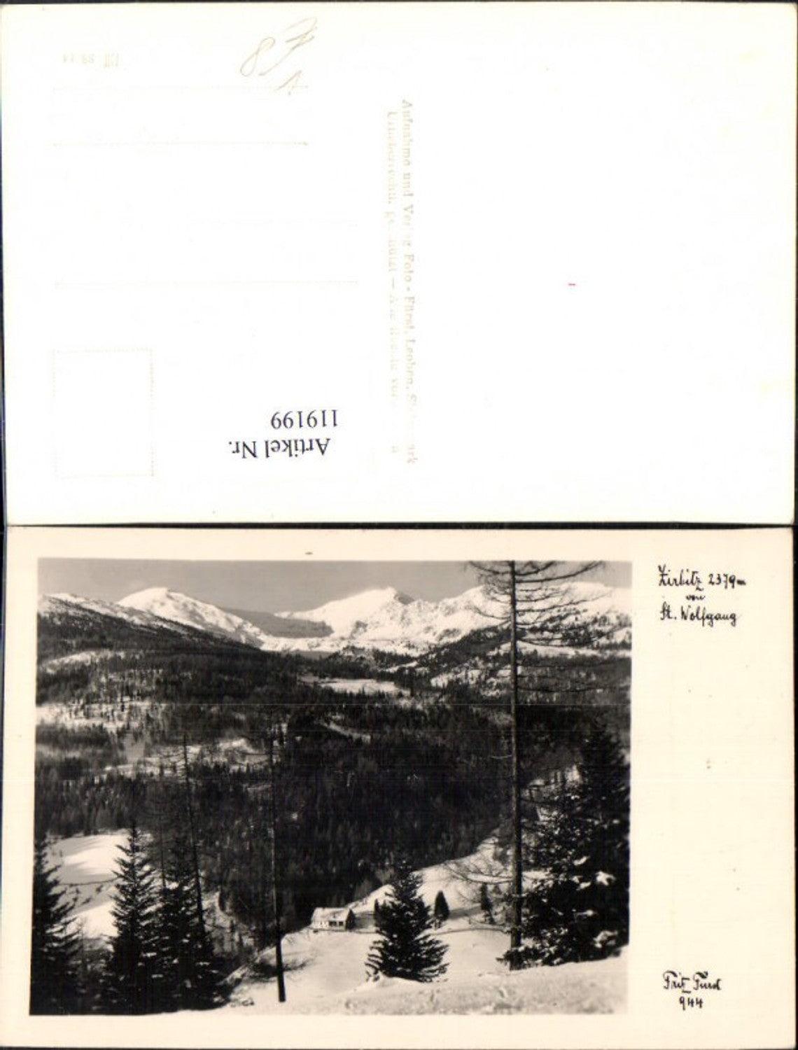 Alte Ansichtskarte – Old Postcard