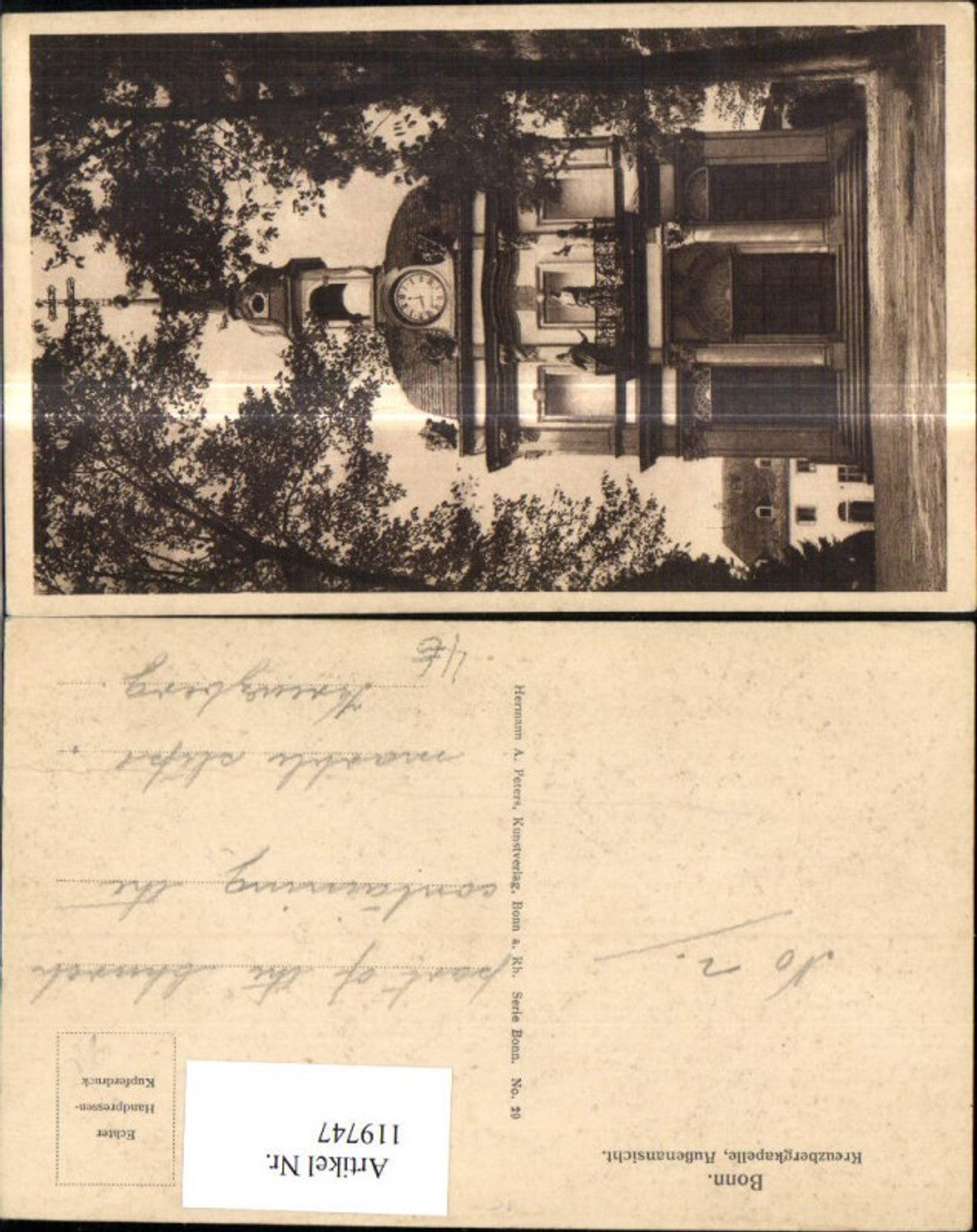 119747,Bonn Kreuzbergkapelle Außenansicht