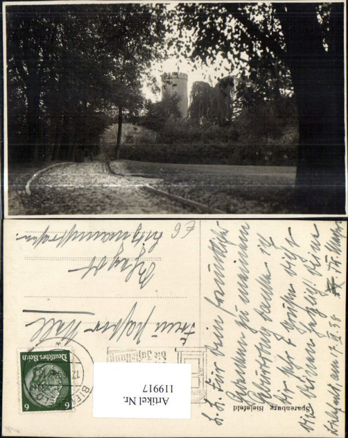 119917,Sparenburg Bielefeld 1938