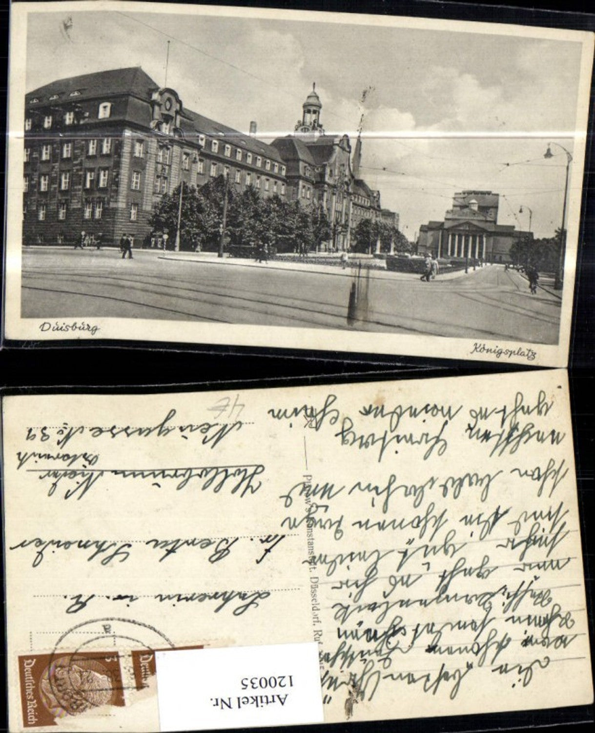 120035,Duisburg Königsplatz 1938