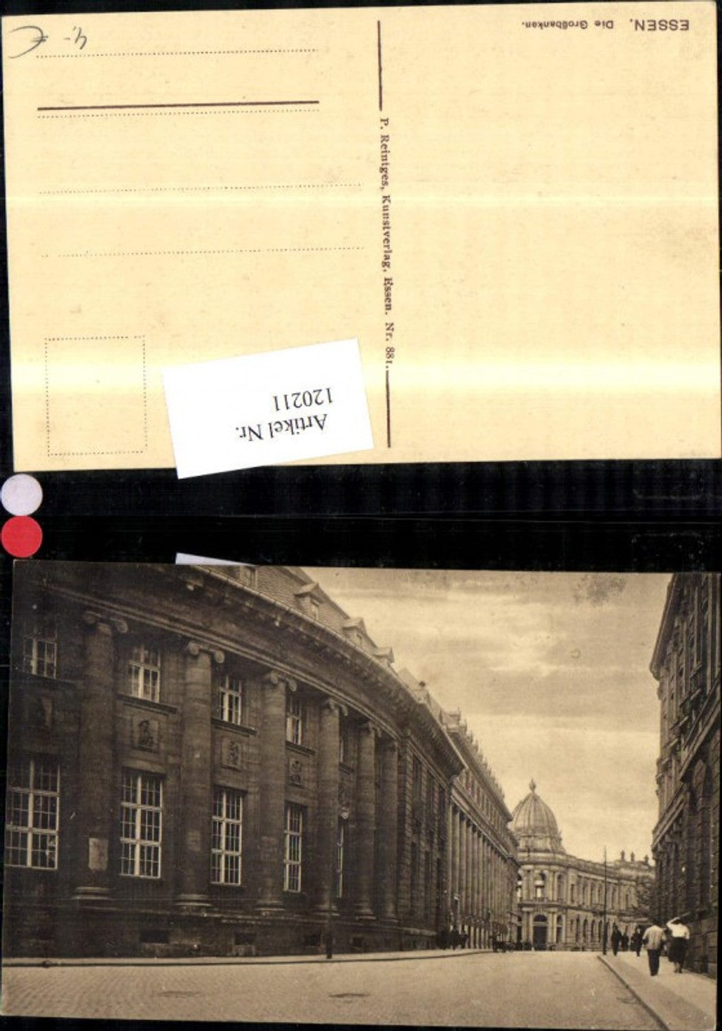 120211,Essen Großbanken Strassenansicht