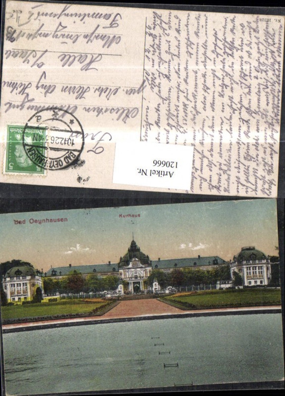 120666,Bad Oeynhausen Kurhaus 1926