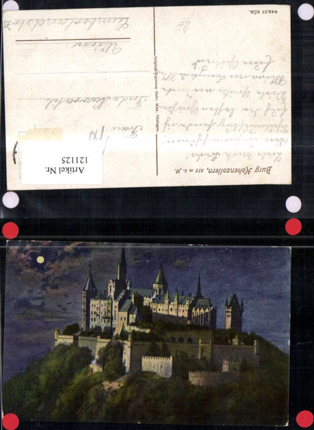 121125,Burg Hohenzollern Nachtansicht
