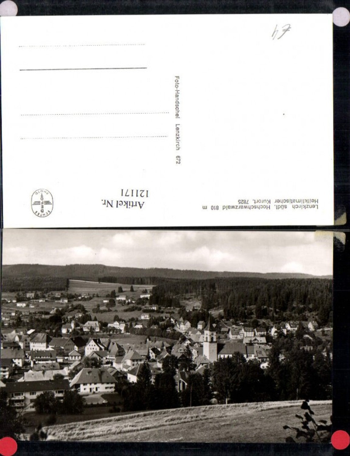 121171,Lenzkirchen südl. Hochschwarzwald Totale