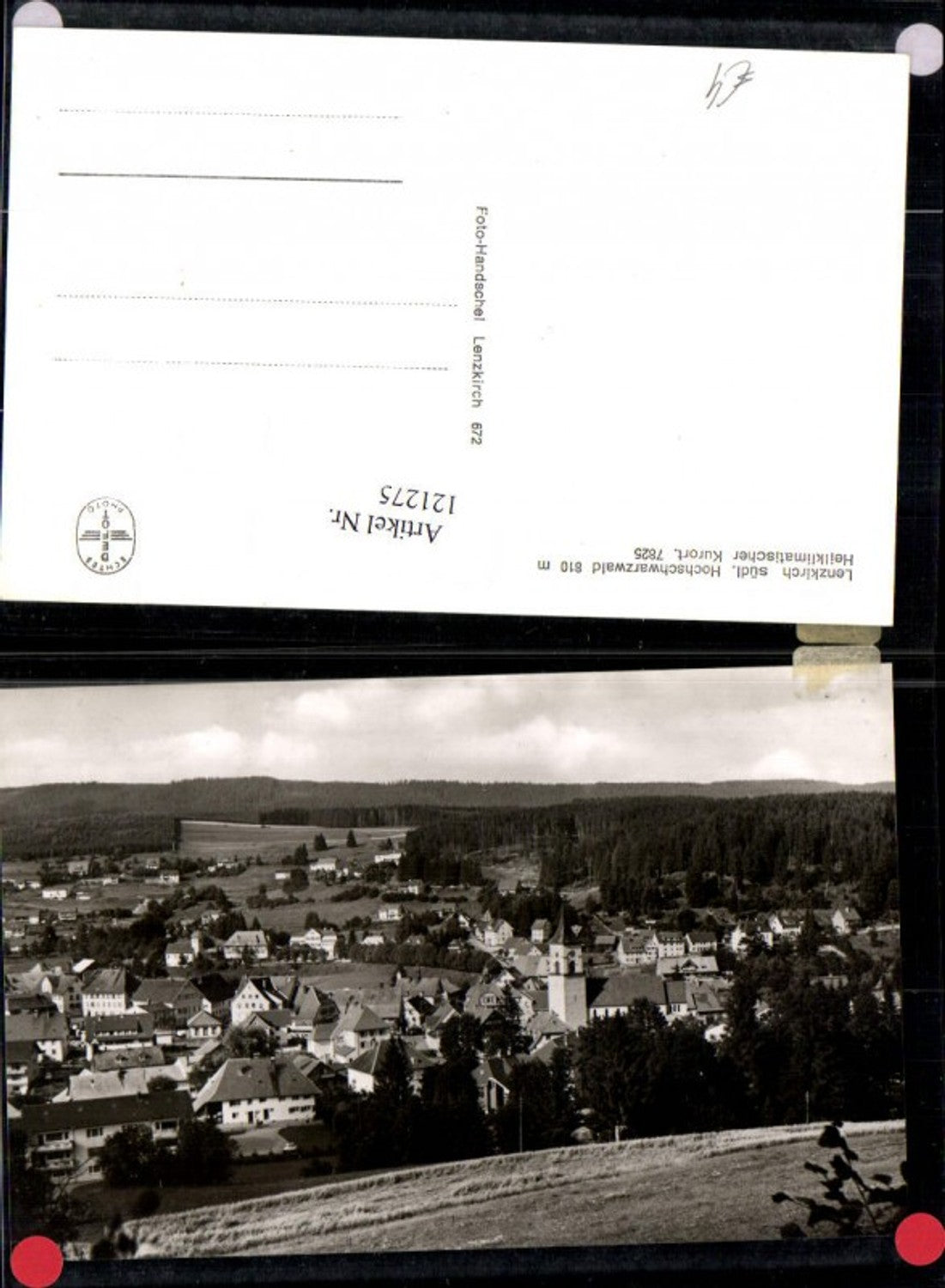 121275,Lenzkirch südl. Hochschwarzwald Totale