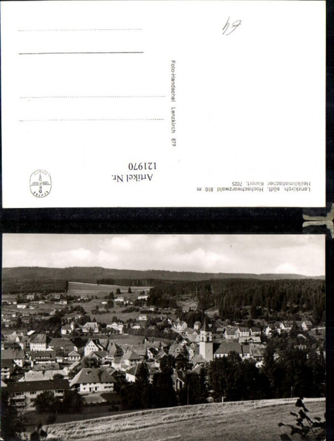 121970, Lenzkirch south of the Black Forest