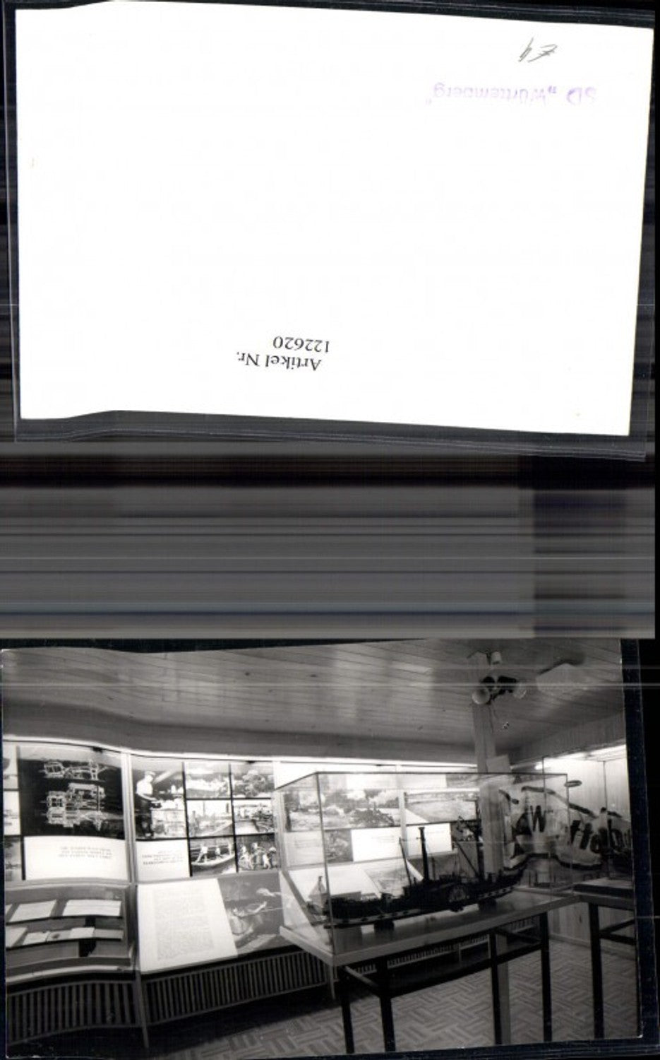 122620,Schiffsmuseum Foto Schiffdampfer Model Württemberg