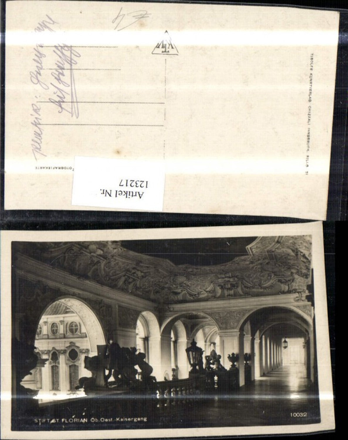 123217,Stift St. Florian Kaisergang Ansicht