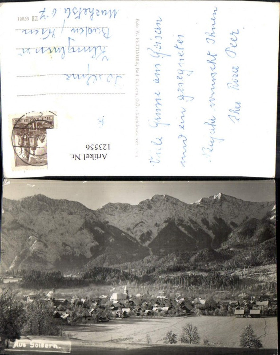 123556,Bad Goisern Ansicht 1962