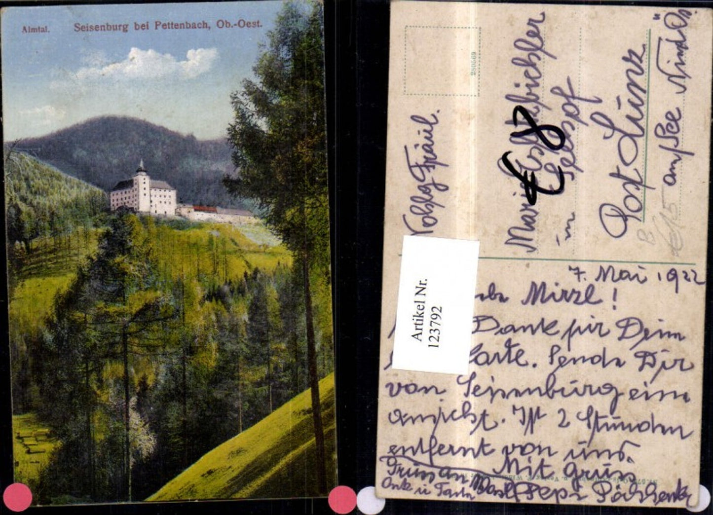 123792,Seisenburg b. Pettenbach Almtal Ansicht