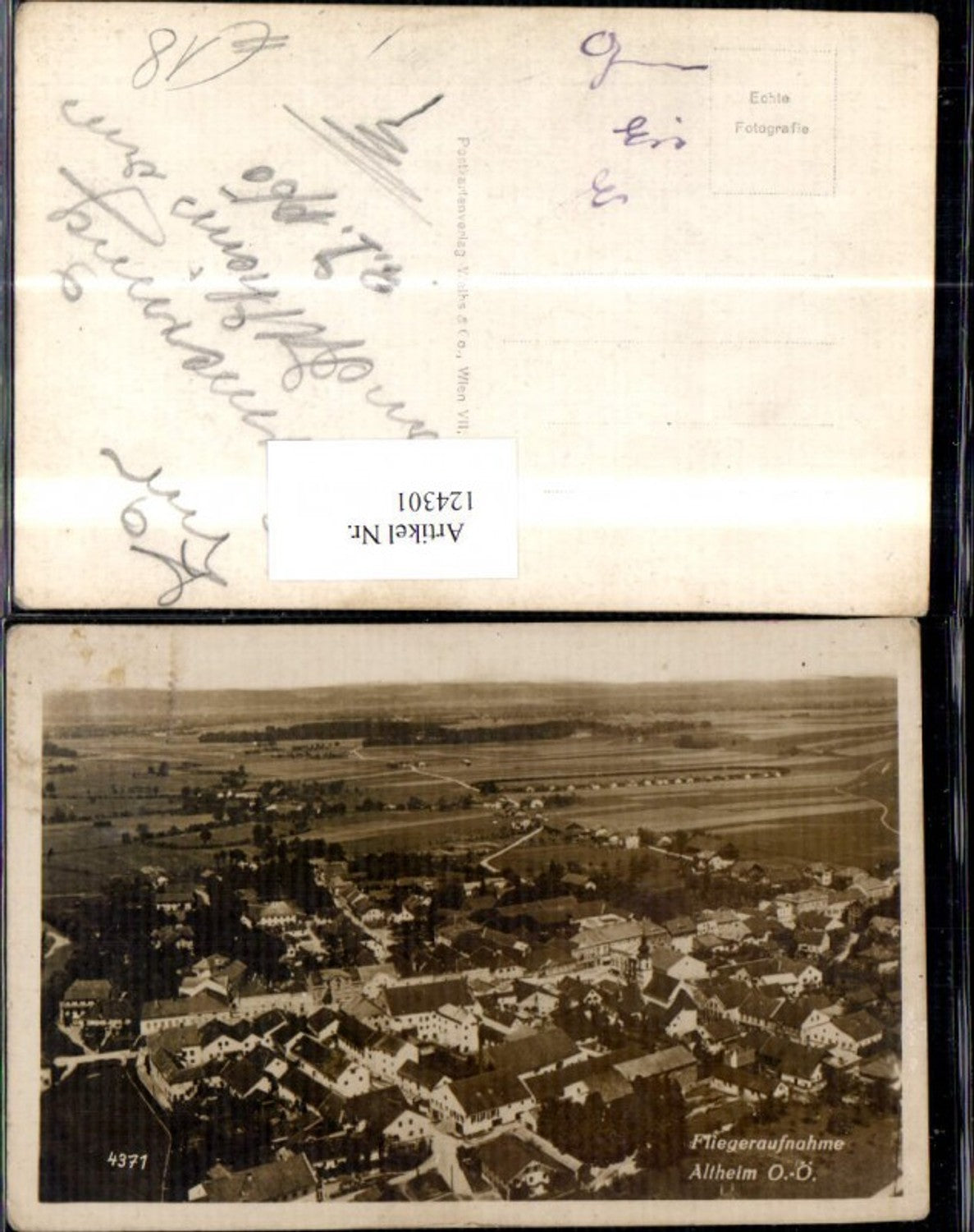 124301,Altheim Fliegeraufnahme 1950
