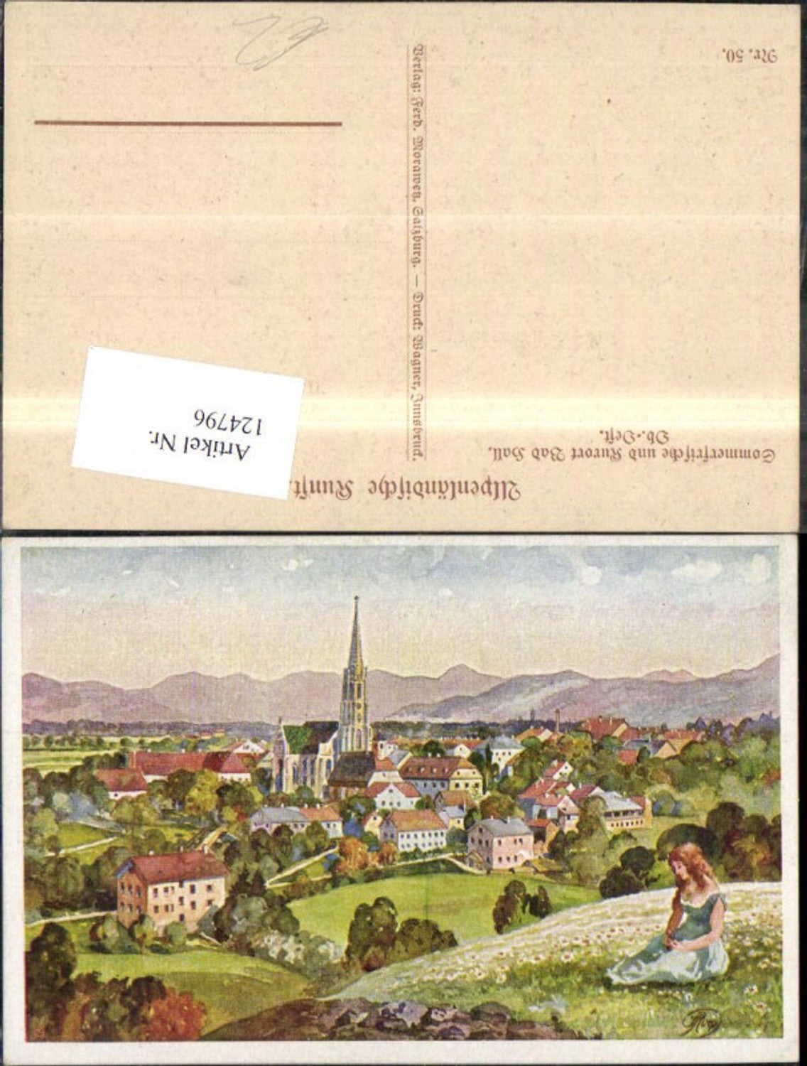 124796,Bad Hall KünstlerAk