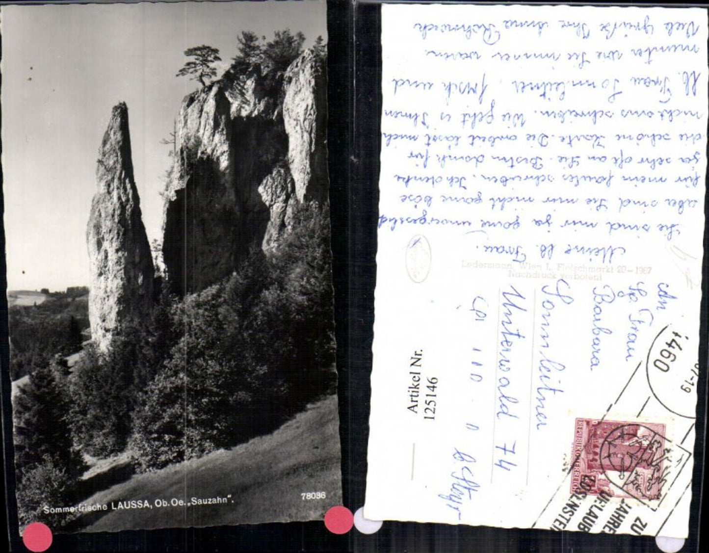 125146,Laussa Ansicht Sauzahn Gipfel