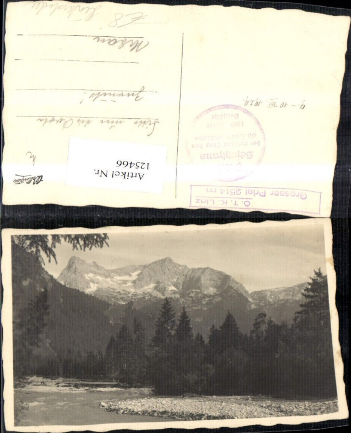 125466,Hinterstoder Grosser Priel Ansicht 1929