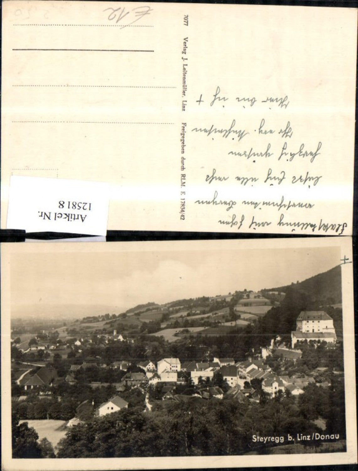 125818,Steyregg b. Linz Ansicht