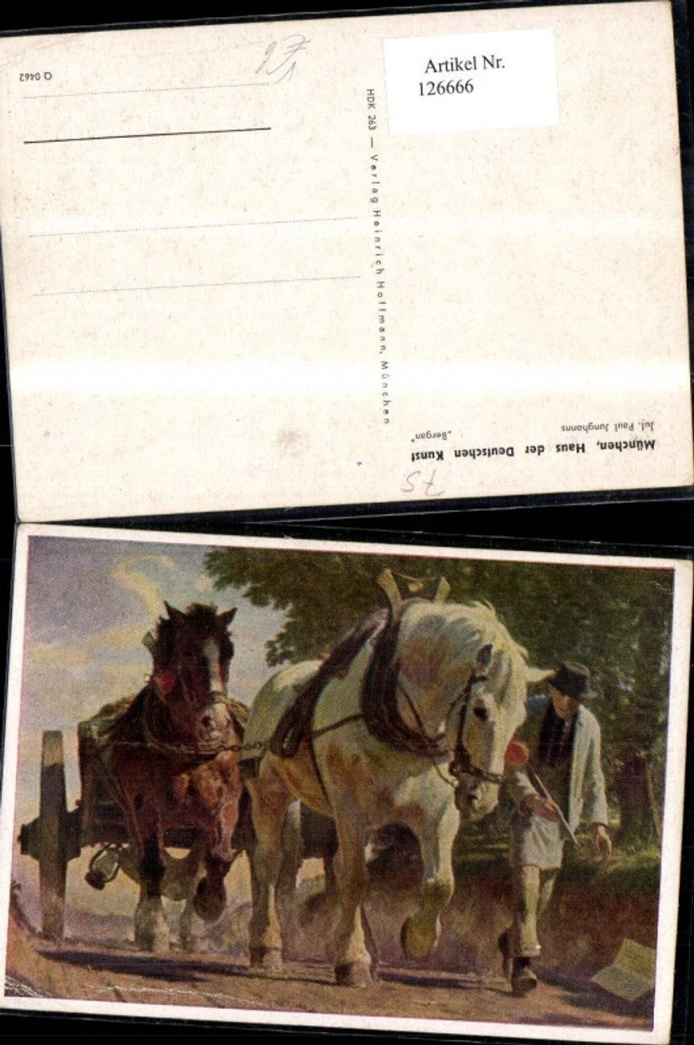 126666,Haus der Deutschen Kunst HDK 263 Bergan