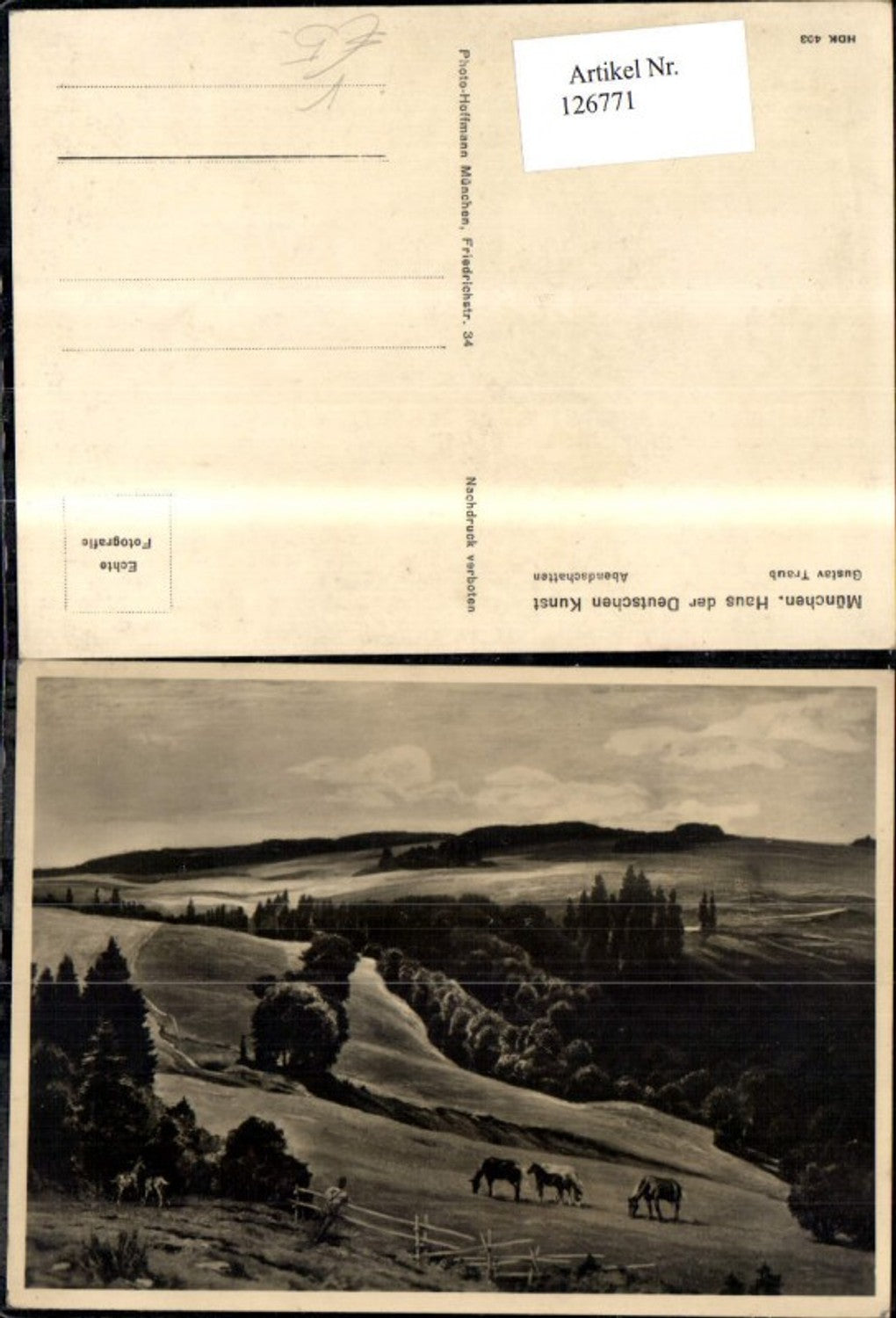 126771,Haus der Deutschen Kunst HDK 403 Abendschatten