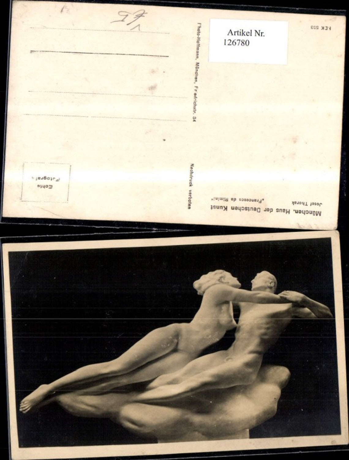 126780,Haus der Deutschen Kunst HDK 553 Francesca da Rimini