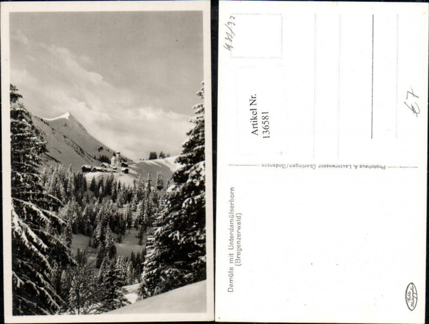 Alte Ansichtskarte – Old Postcard