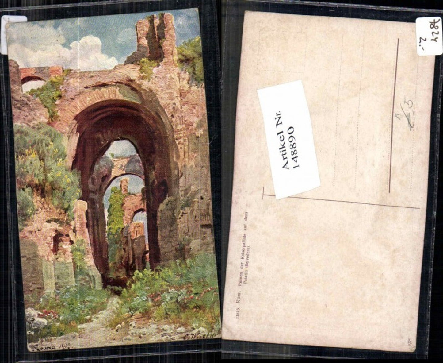 148890,C. Wuttke Rom Roma Ruinen der Kaiserpaläste