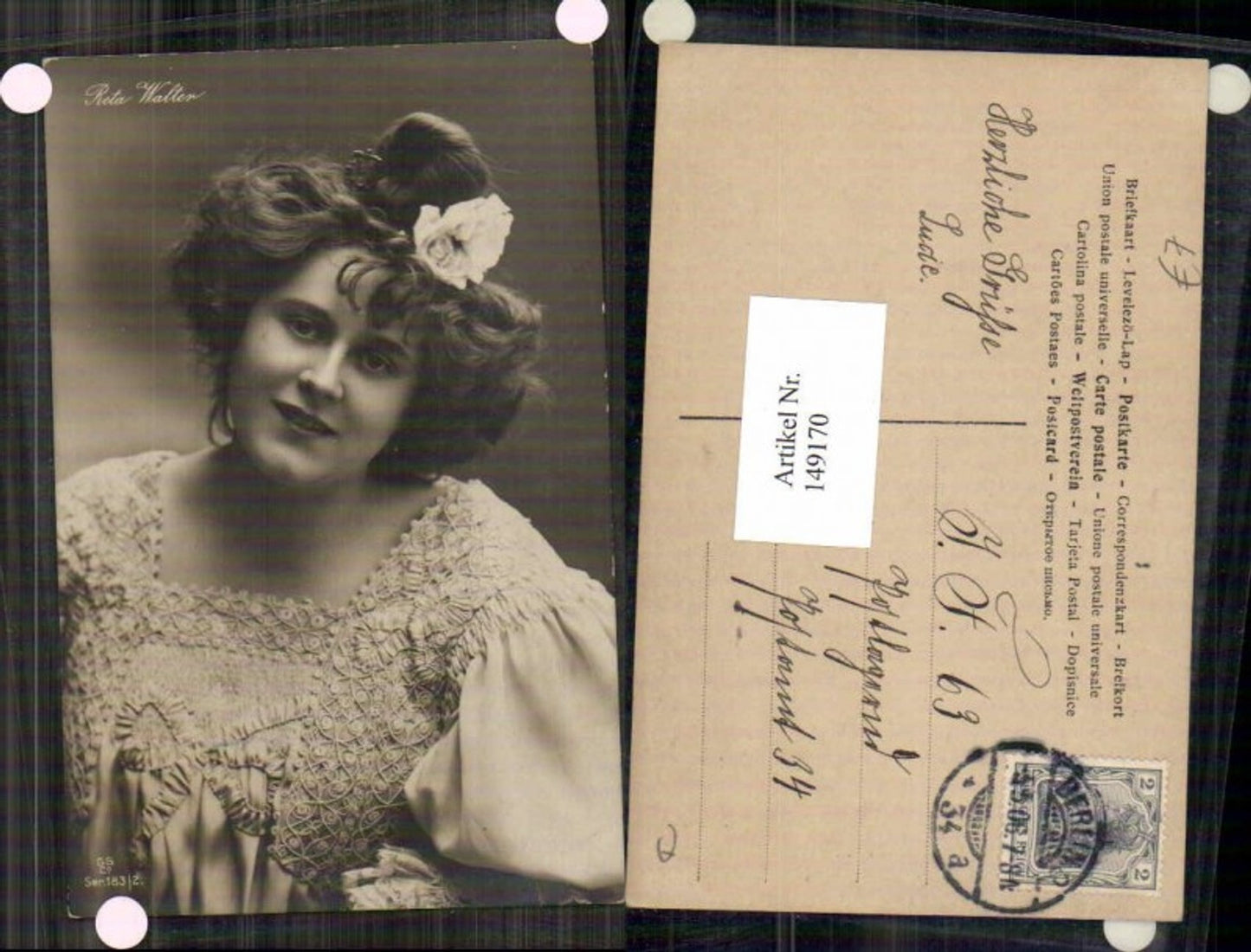 149170,Schöne Frau Reta Rita Walter GG Co 183-2