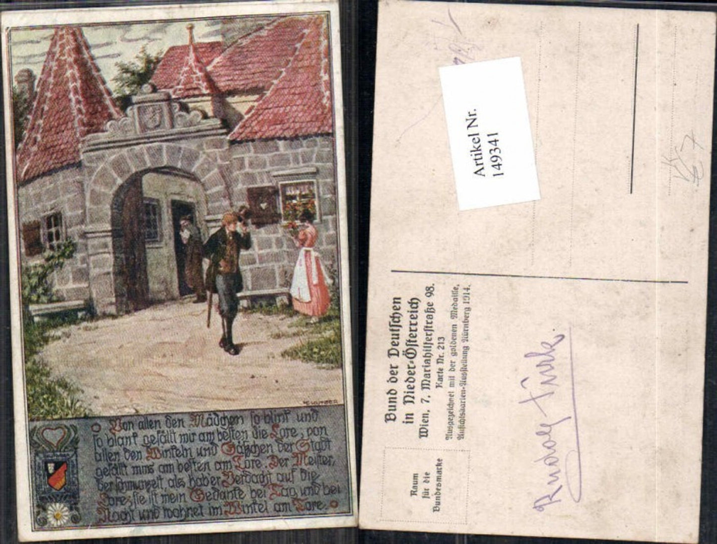 149341,Bund d. deutschen in Niederösterreich 213 Ernst Kutzer